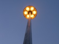 dettaglio ILLUMINAZIONE ESTERNA con palo 13mt